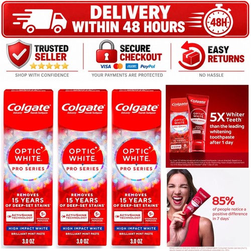 Colgate optic white - colgate,