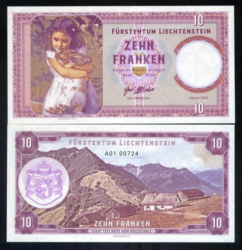 Liechtenstein franchi 2019 - liechtenstein, 10