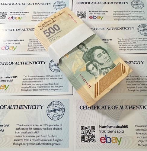 Venezuela 500 digitali - digitali, nuovo